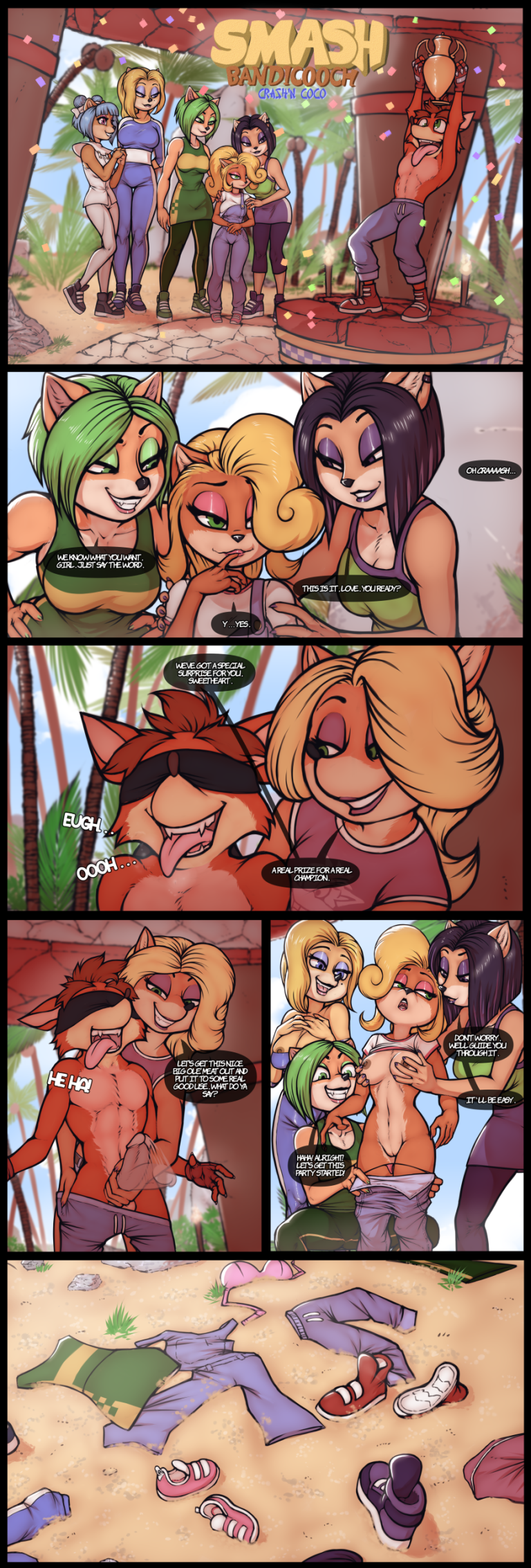 Smash Bandicoot porn comic picture 1