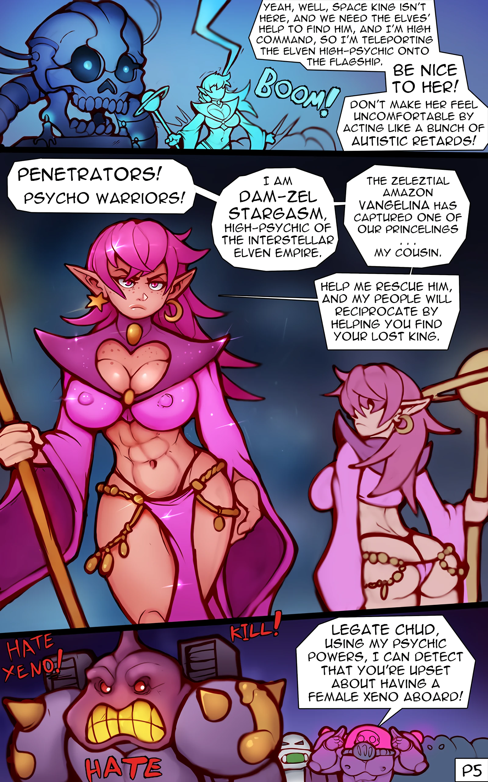Space King: The Penetrators porn comic picture 6