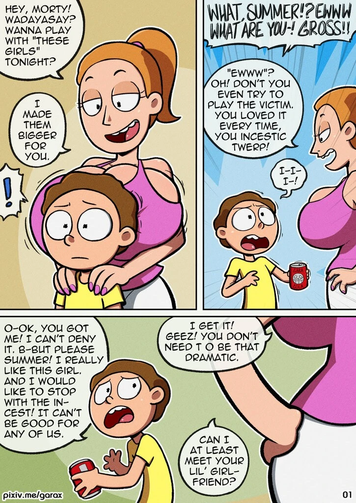 Incest and Morty - Porn Comics porn comic picture 1