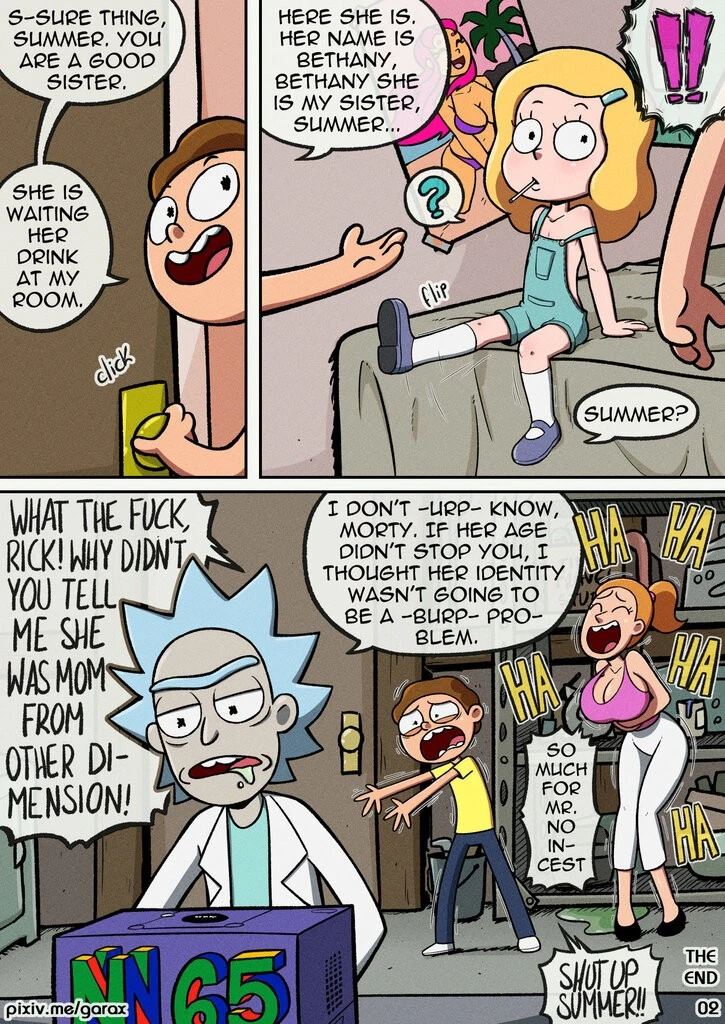 Incest and Morty - Porn Comics porn comic picture 2