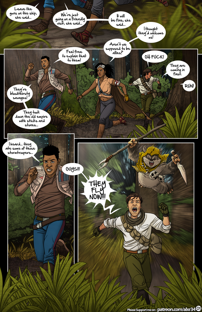Star Wars: A Complete Guide to Wookie Sex 5 - Jungle Love - Porn Comics porn comic picture 2