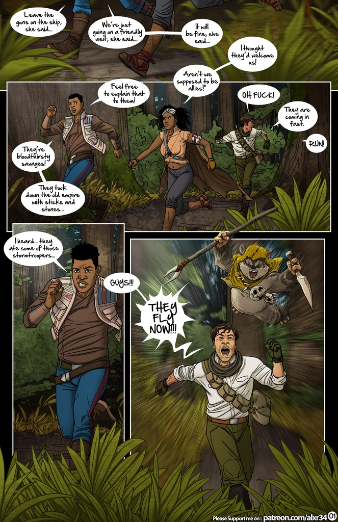 Star Wars: A Complete Guide to Wookie Sex 5 - Jungle Love - Porn Comics porn comic picture 2