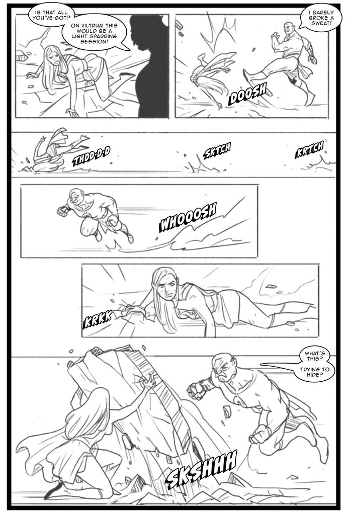 Supergirl vs Conquest - Porn Comics porn comic picture 10
