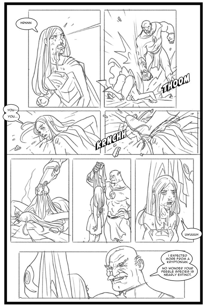 Supergirl vs Conquest - Porn Comics porn comic picture 12