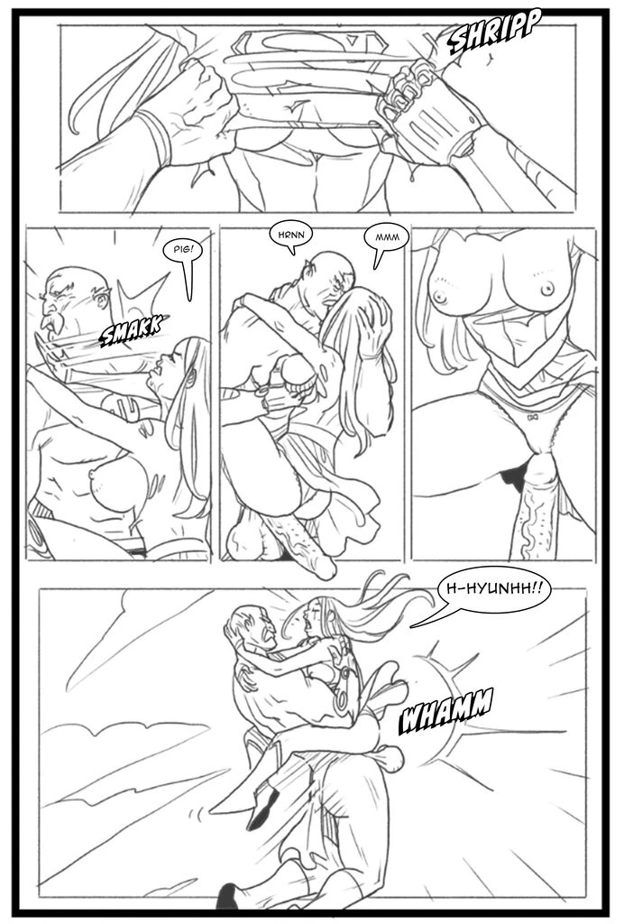 Supergirl vs Conquest - Porn Comics porn comic picture 19