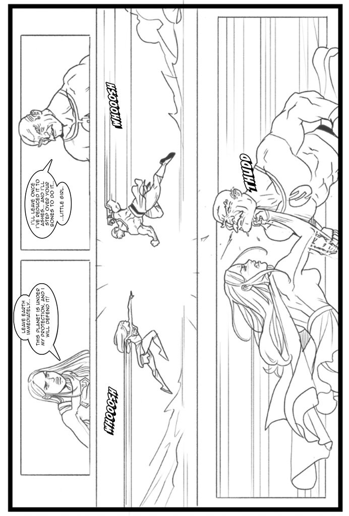 Supergirl vs Conquest - Porn Comics porn comic picture 2