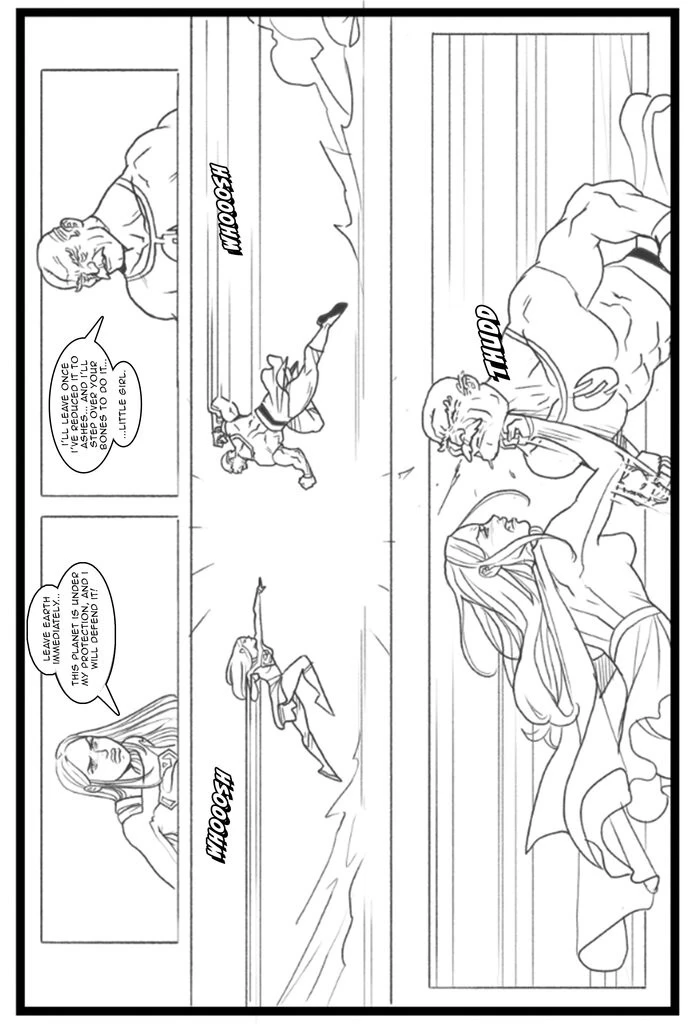 Supergirl vs Conquest - Porn Comics porn comic picture 2