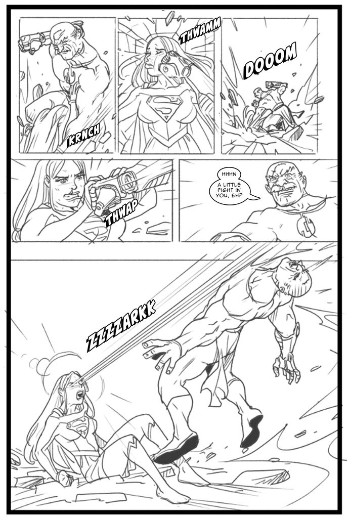 Supergirl vs Conquest - Porn Comics porn comic picture 5