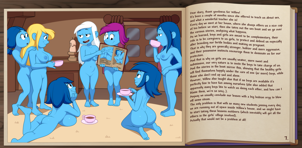 A Smurfy New Status Quo porn comic picture 8