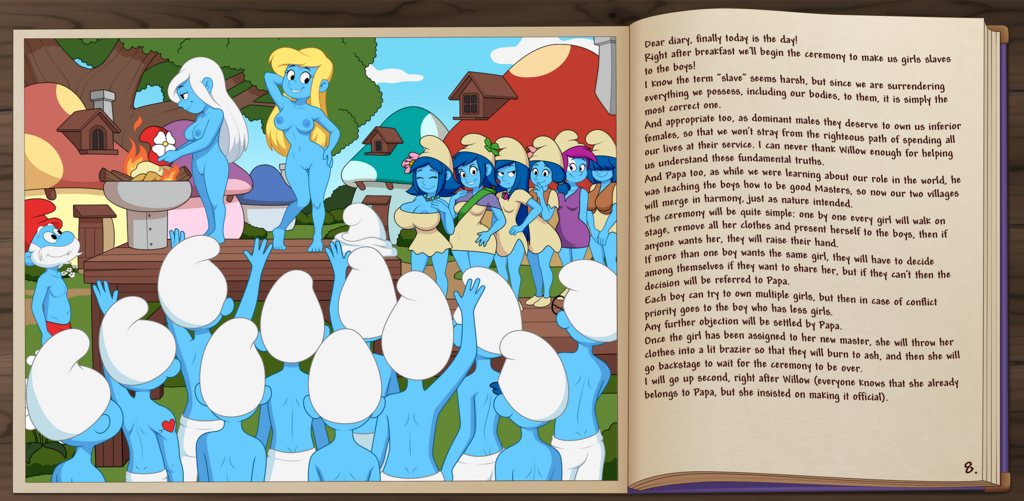 A Smurfy New Status Quo porn comic picture 9