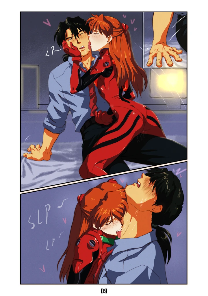 Asuka x Kaji porn comic picture 10
