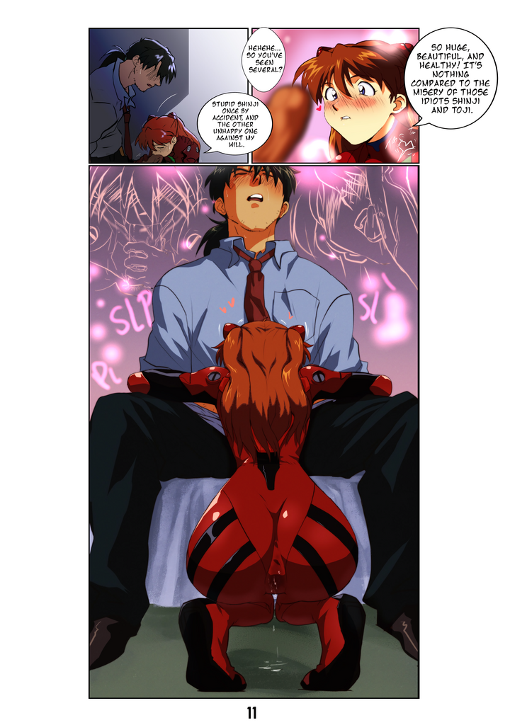 Asuka x Kaji porn comic picture 12