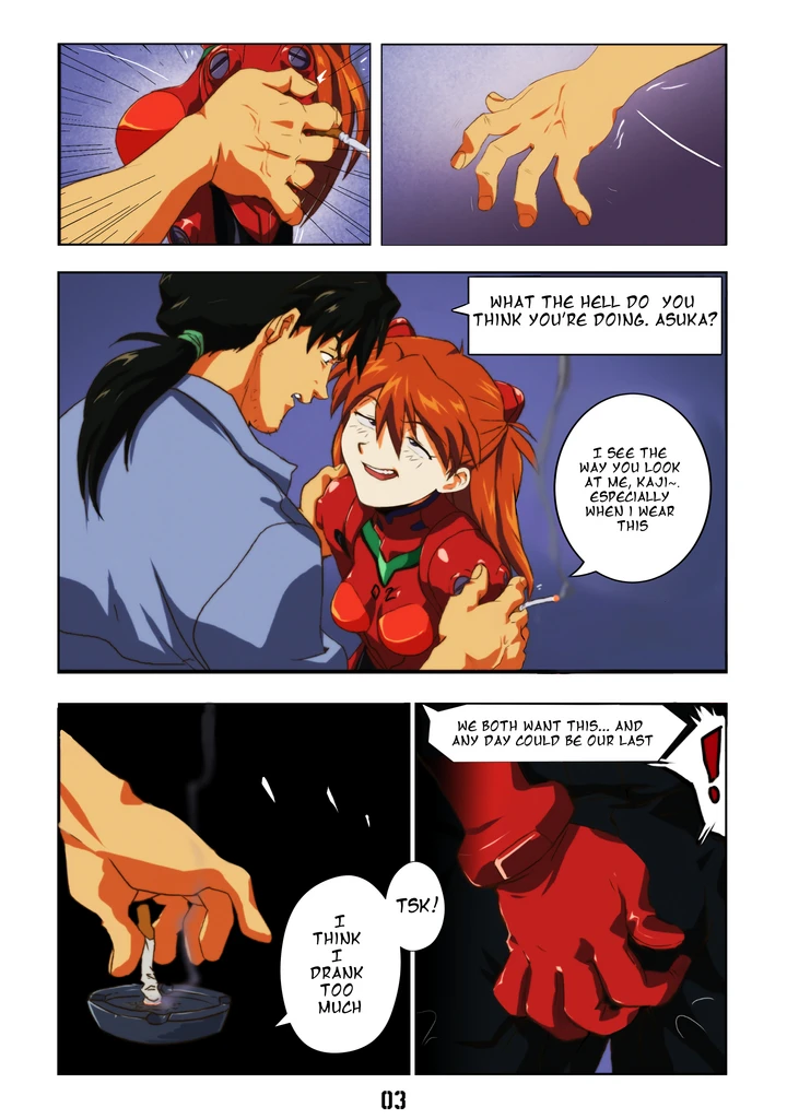 Asuka x Kaji porn comic picture 4
