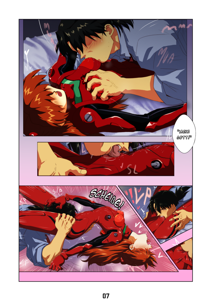 Asuka x Kaji porn comic picture 8