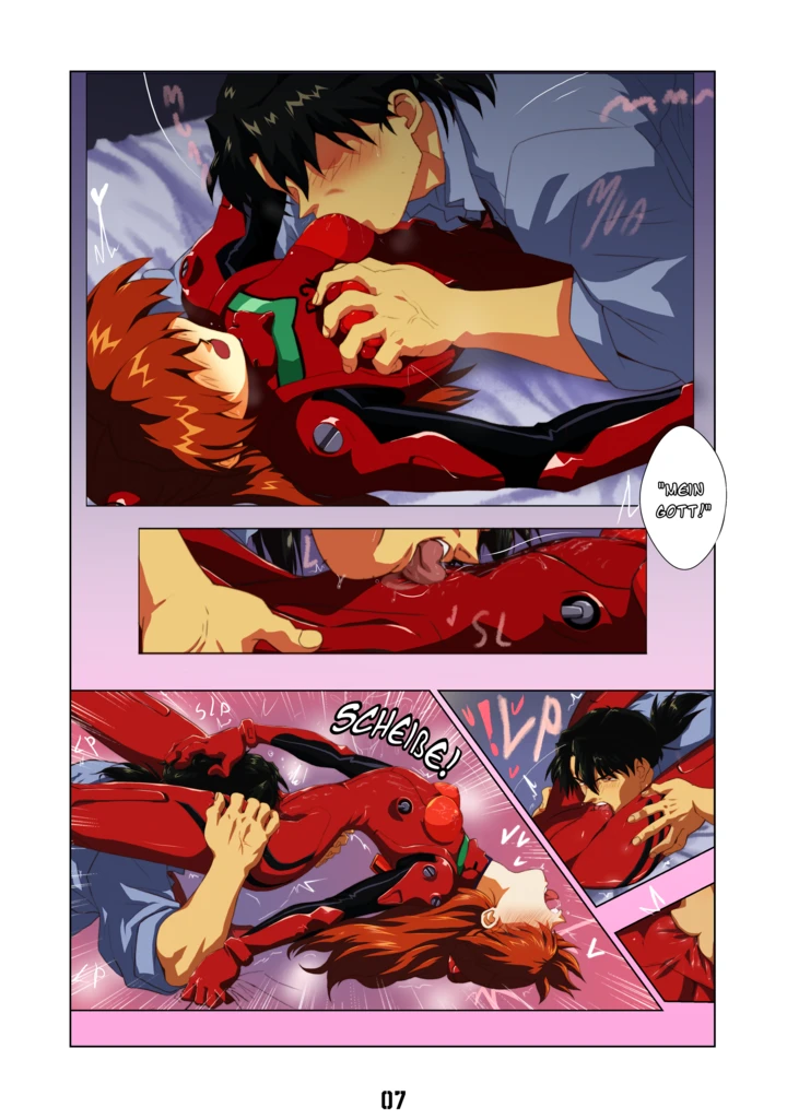 Asuka x Kaji porn comic picture 8