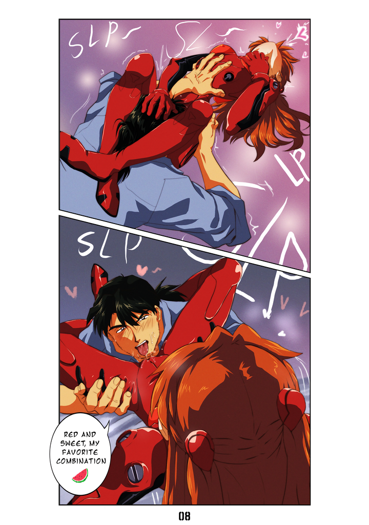 Asuka x Kaji porn comic picture 9