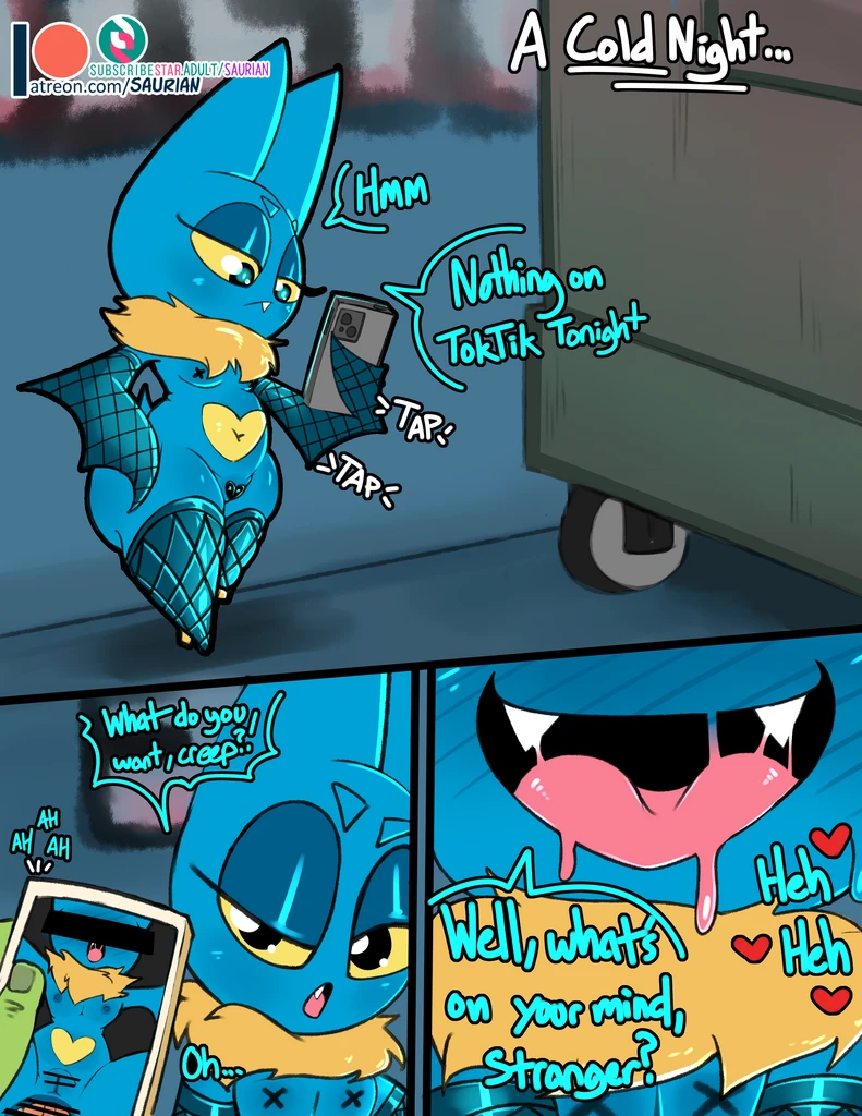 Bat out at Night porn comic picture 1