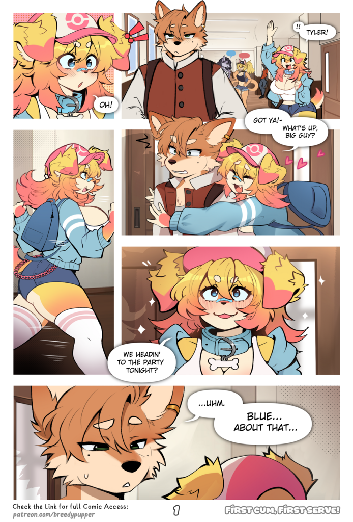 First Cum, First Serve! porn comic picture 2