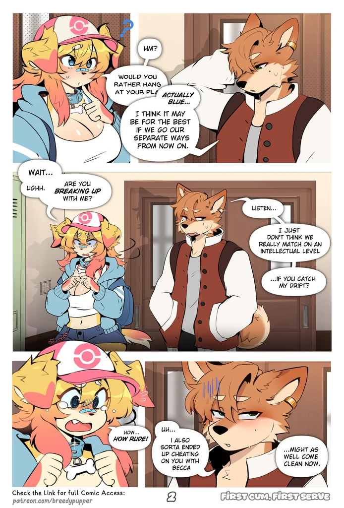 First Cum, First Serve! porn comic picture 3