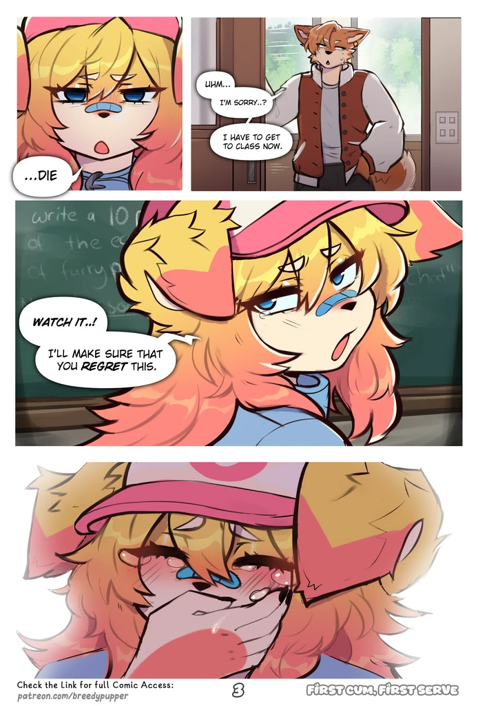 First Cum, First Serve! porn comic picture 4