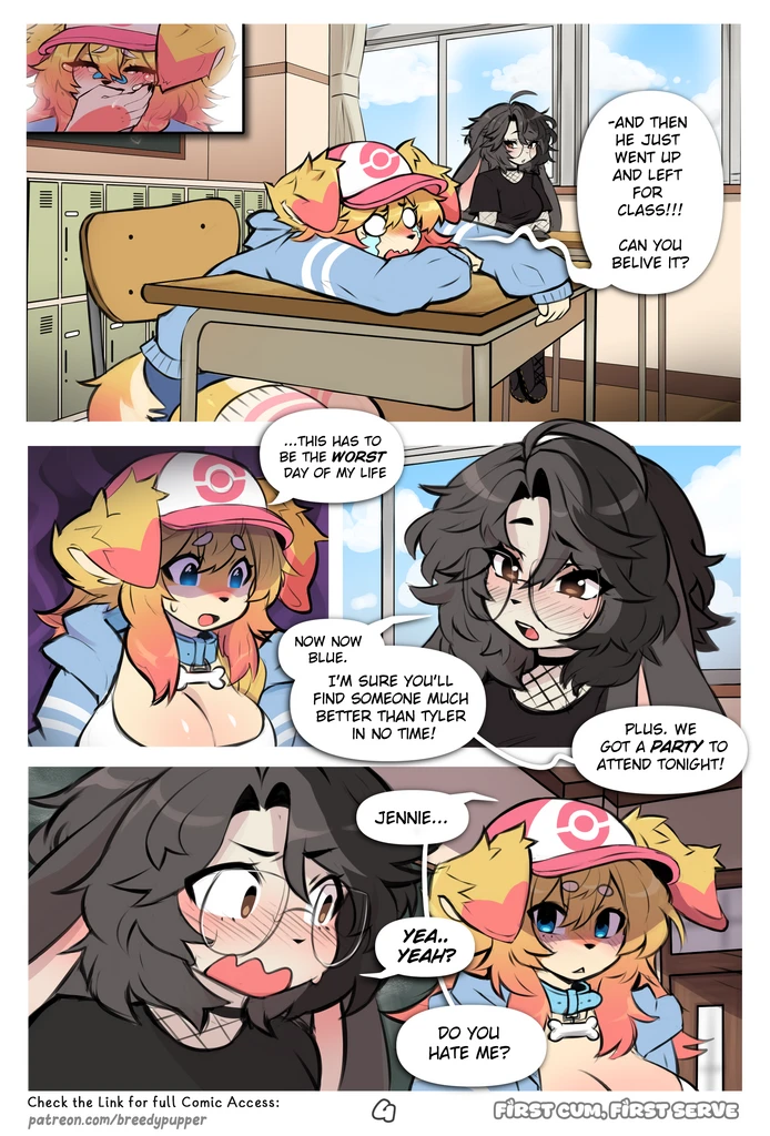 First Cum, First Serve! porn comic picture 5