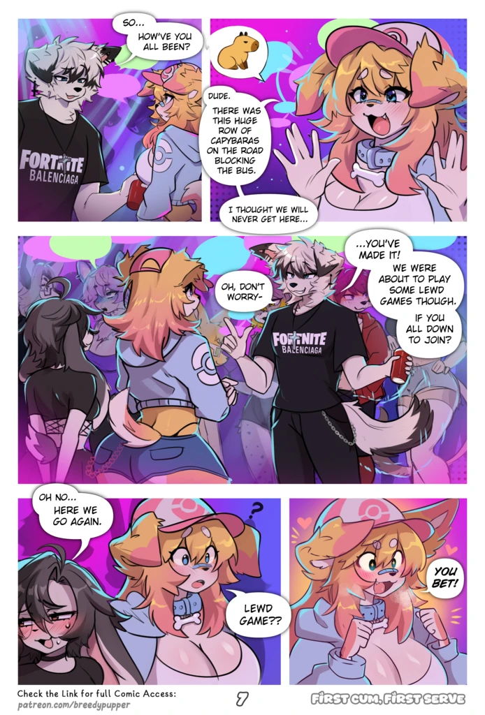 First Cum, First Serve! porn comic picture 8