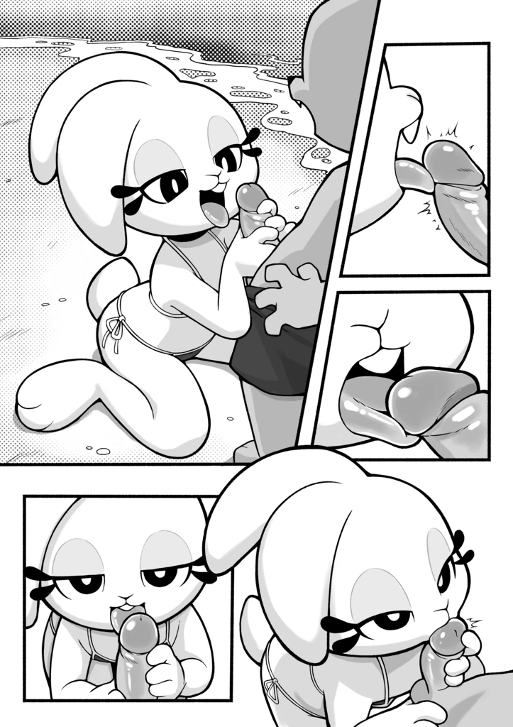 Fun at the "Secret" Beach porn comic picture 2