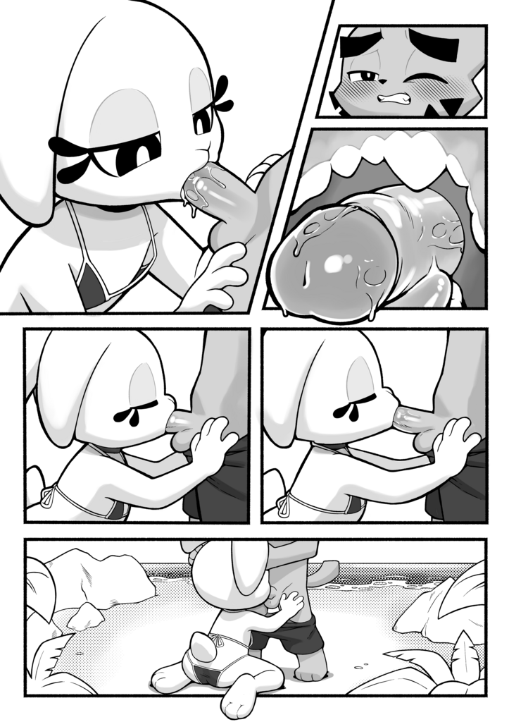 Fun at the "Secret" Beach porn comic picture 3