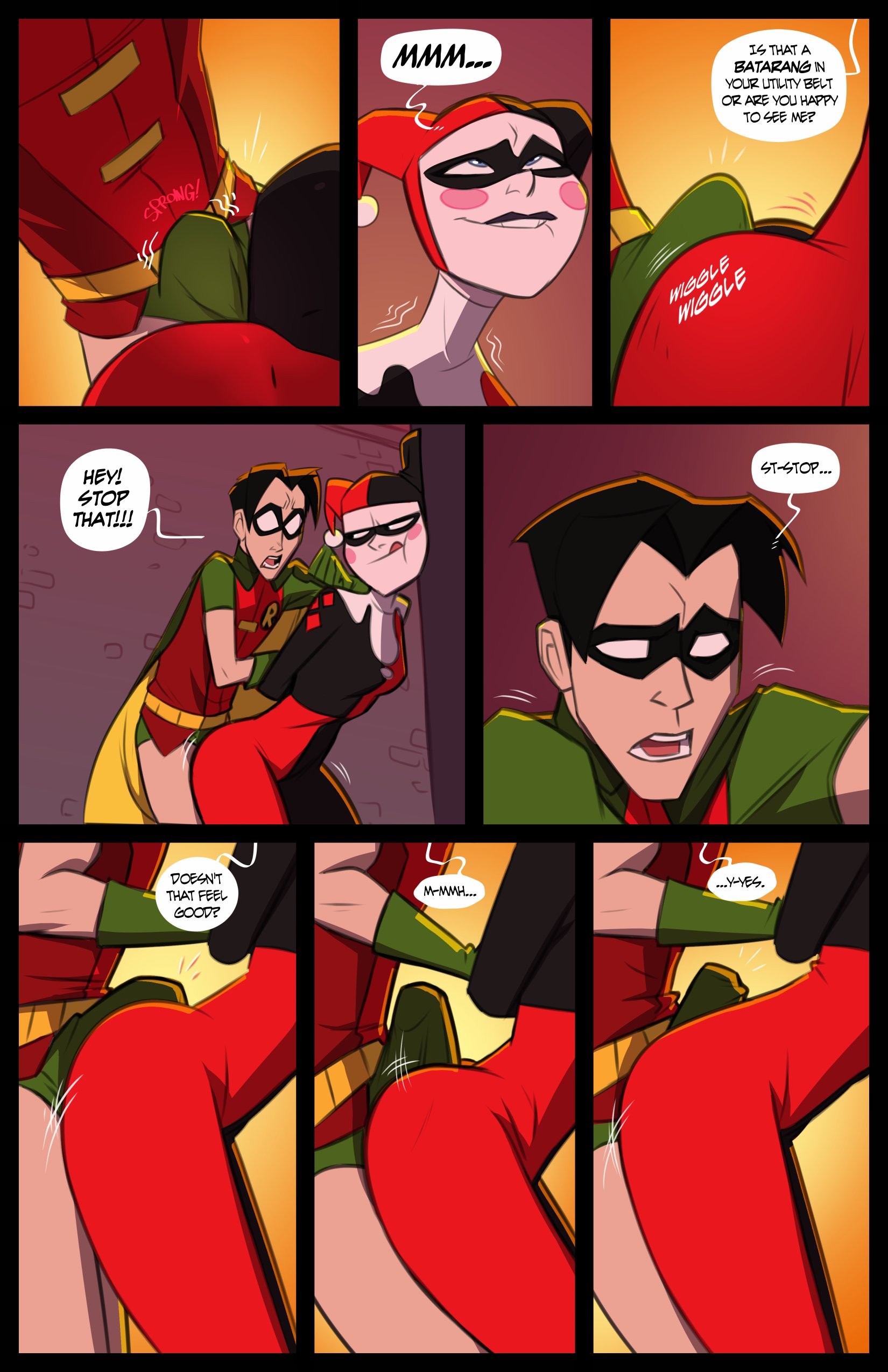 Harley Quinn & Jason Todd porn comic picture 4