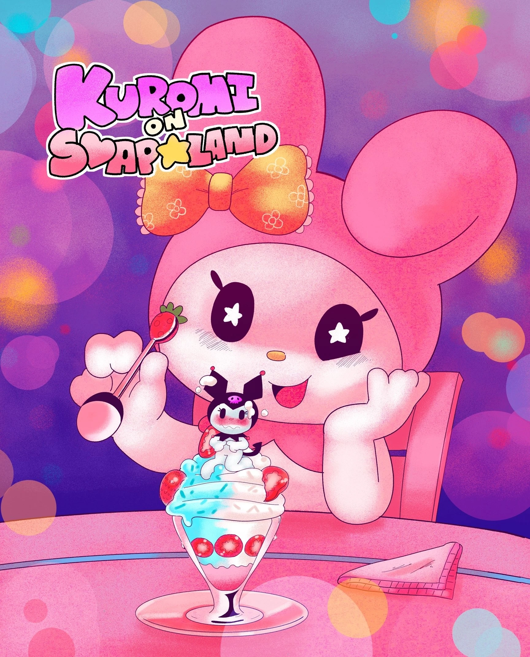 Kuromi on Soapland porn comic picture 1