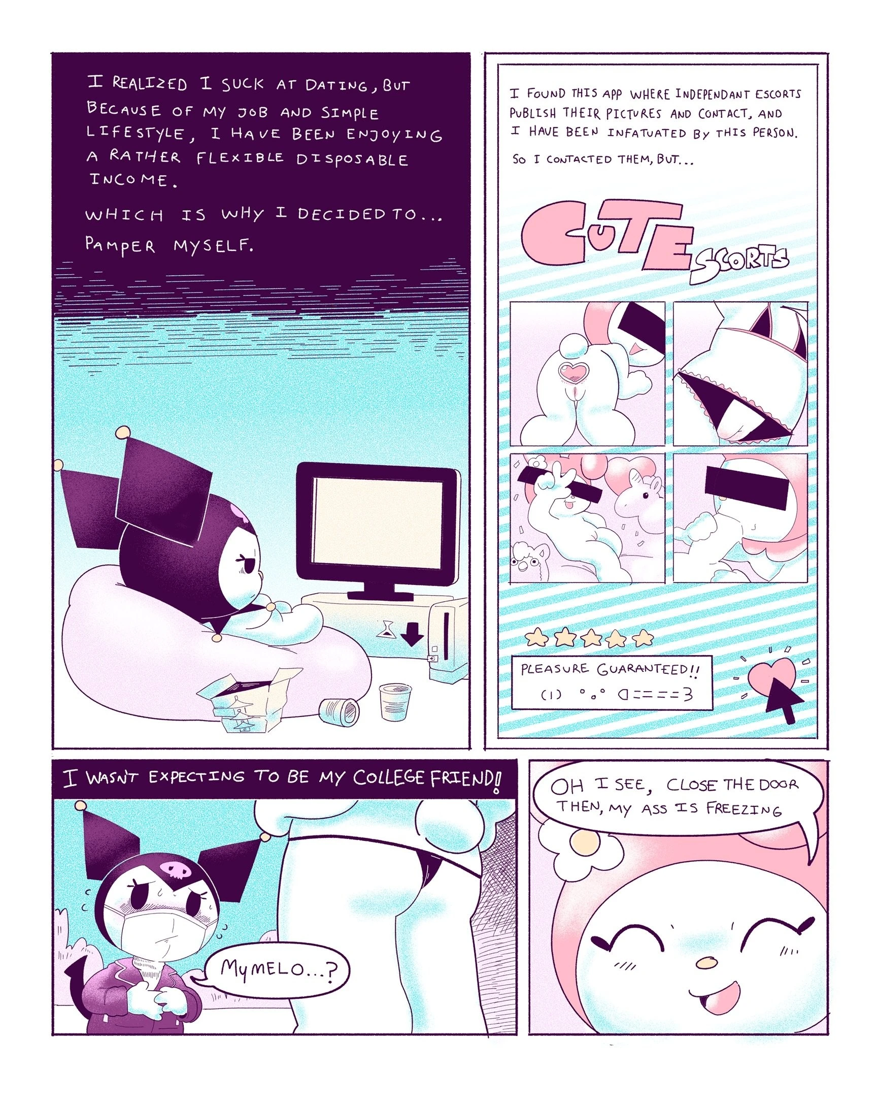 Kuromi on Soapland porn comic picture 4