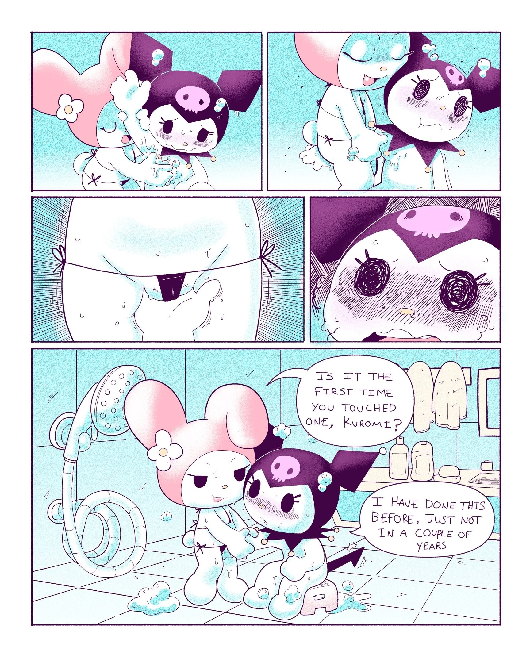 Kuromi on Soapland porn comic picture 7