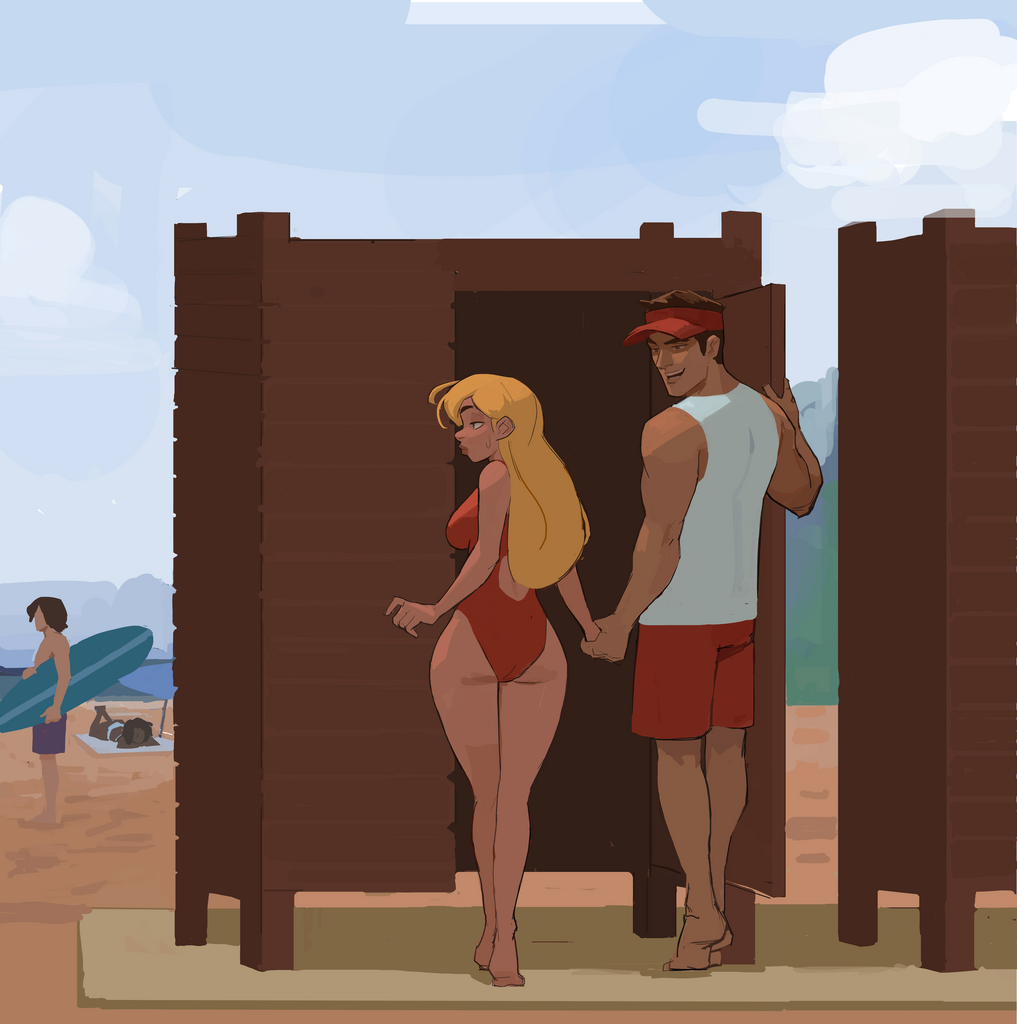 Lifeguard porn comic picture 1
