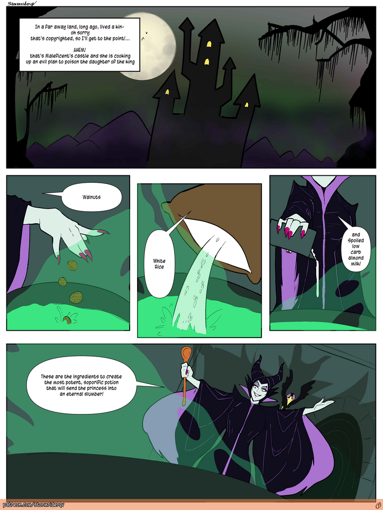 Maleficent porn comic picture 1