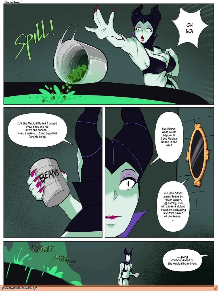 Maleficent porn comic picture 6