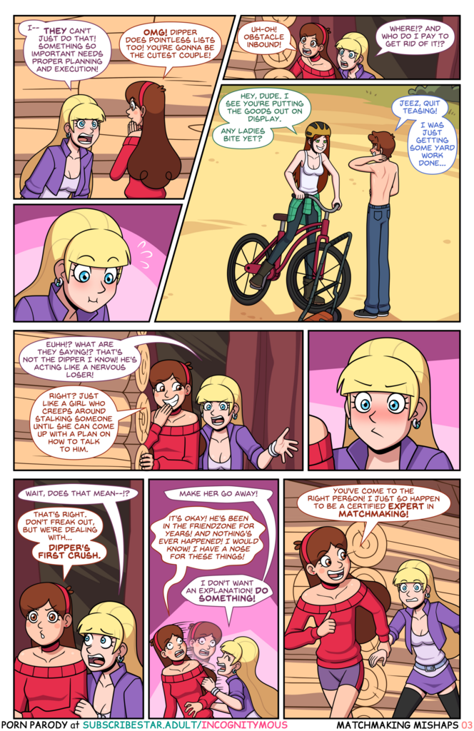 Matchmaking Mishaps porn comic picture 3