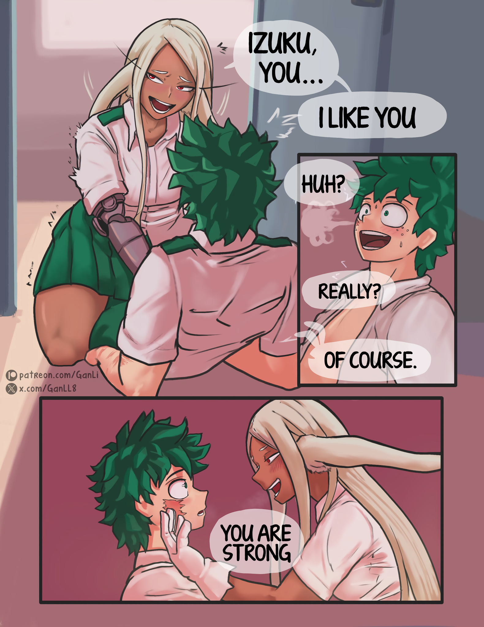 Mirko X Deku porn comic picture 8