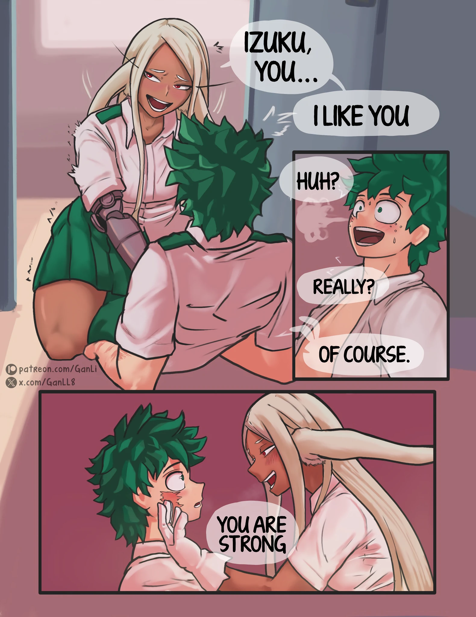 Mirko X Deku porn comic picture 8