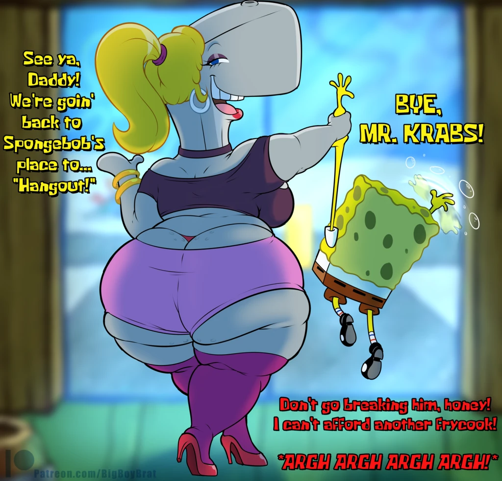 Pearl x Spongebob porn comic picture 4