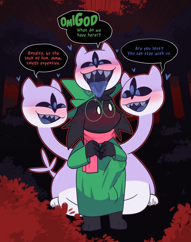 Ralsei x Clover porn comic picture 1