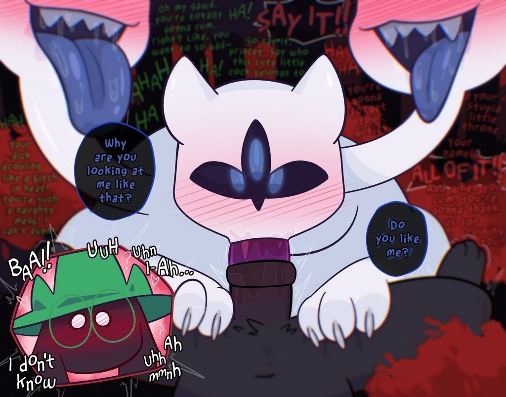 Ralsei x Clover porn comic picture 5