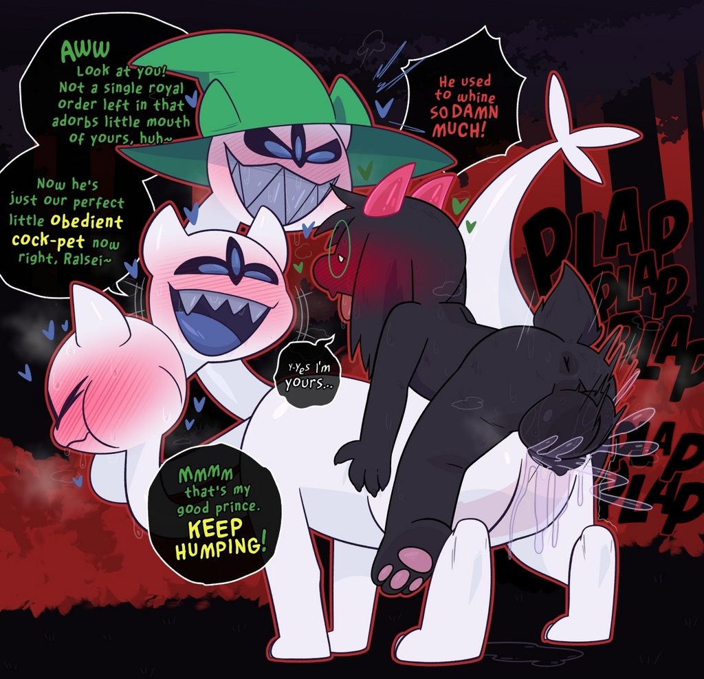 Ralsei x Clover porn comic picture 7