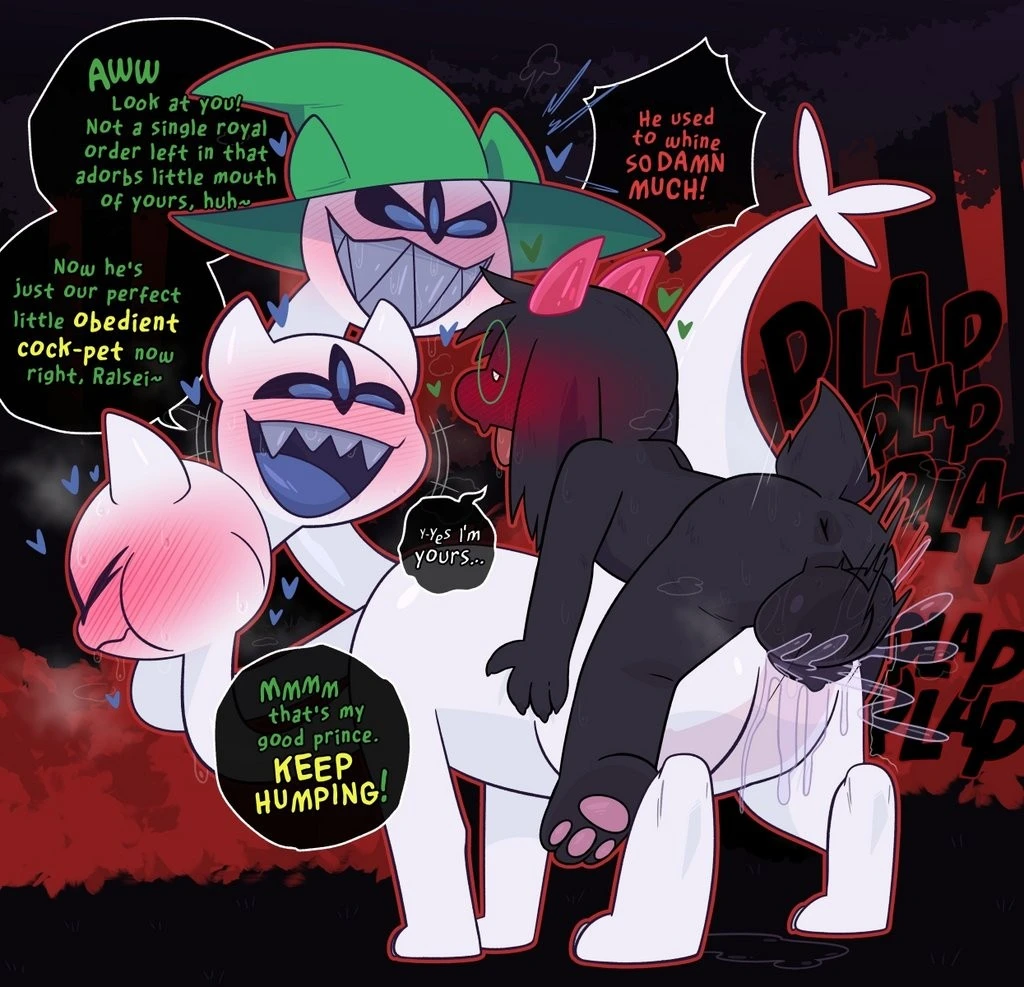 Ralsei x Clover porn comic picture 7