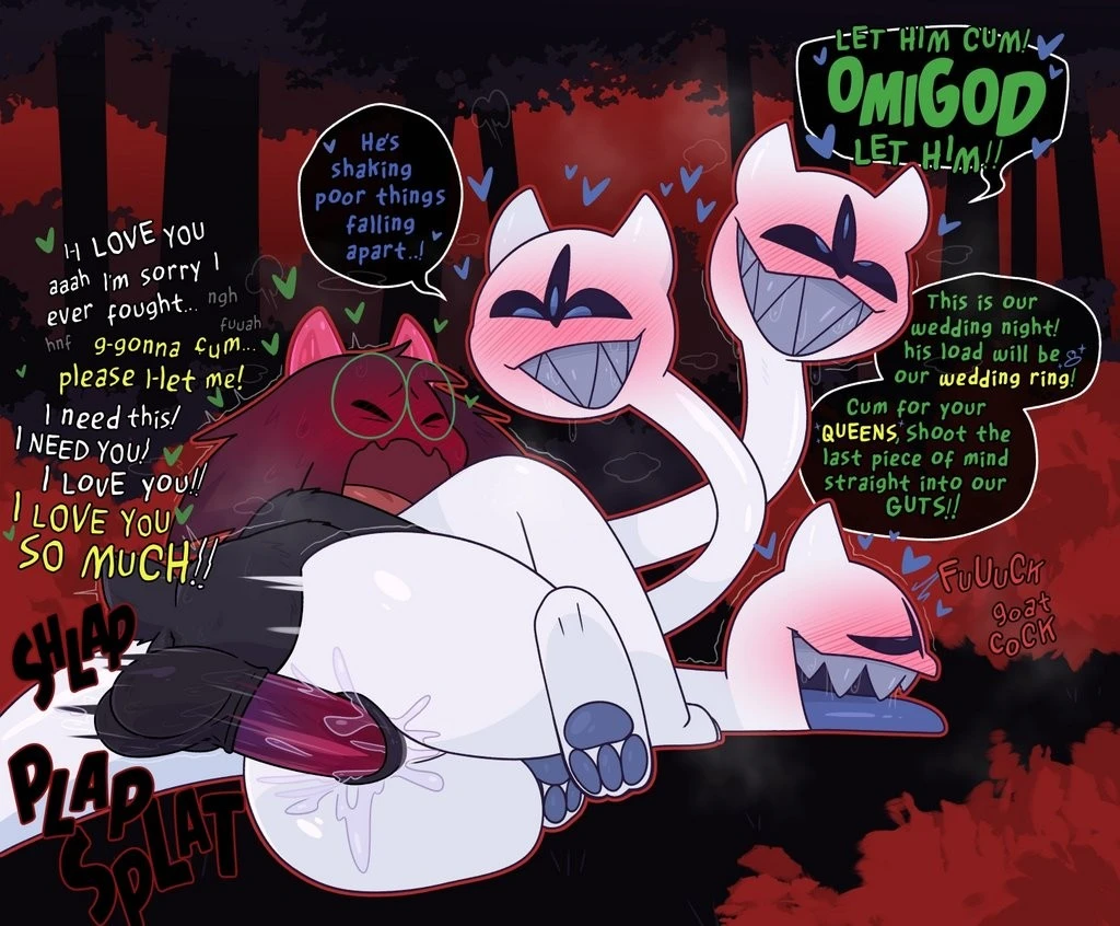 Ralsei x Clover porn comic picture 9