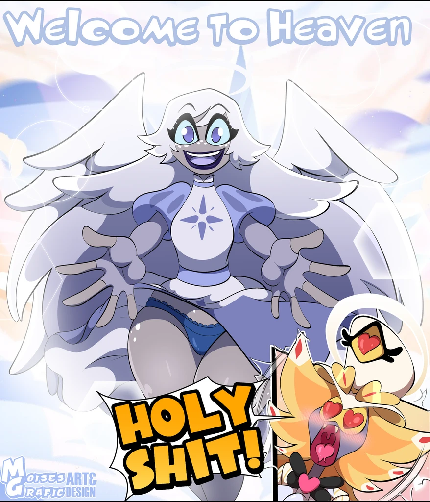 Sir Pentious in Heaven porn comic picture 1