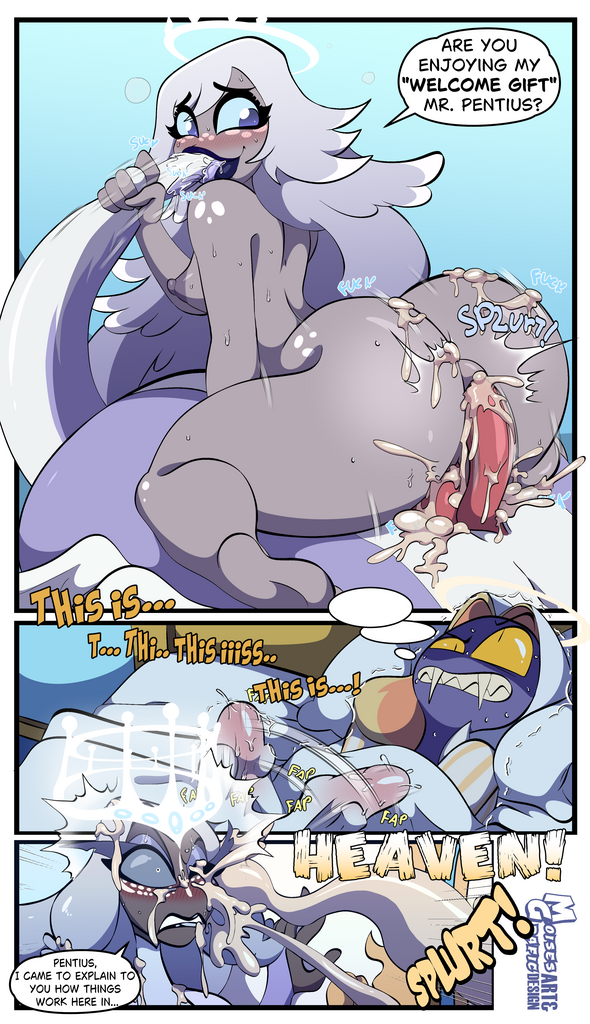 Sir Pentious in Heaven porn comic picture 2