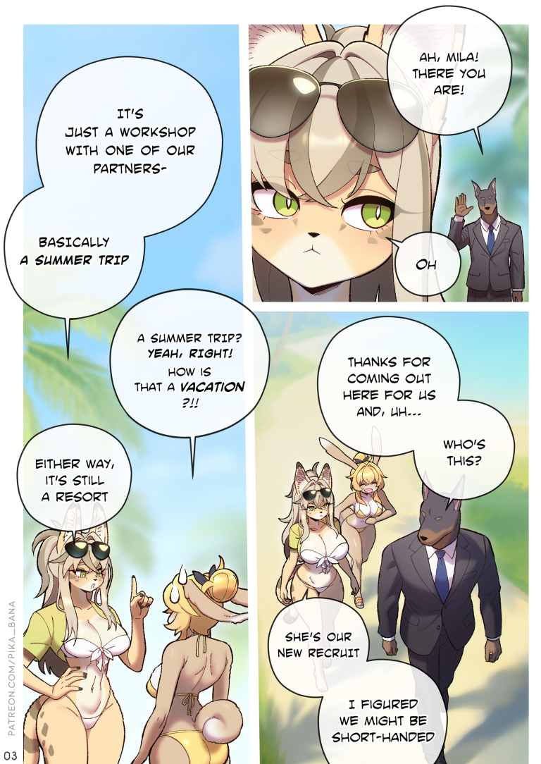 Summer Workcation porn comic picture 3
