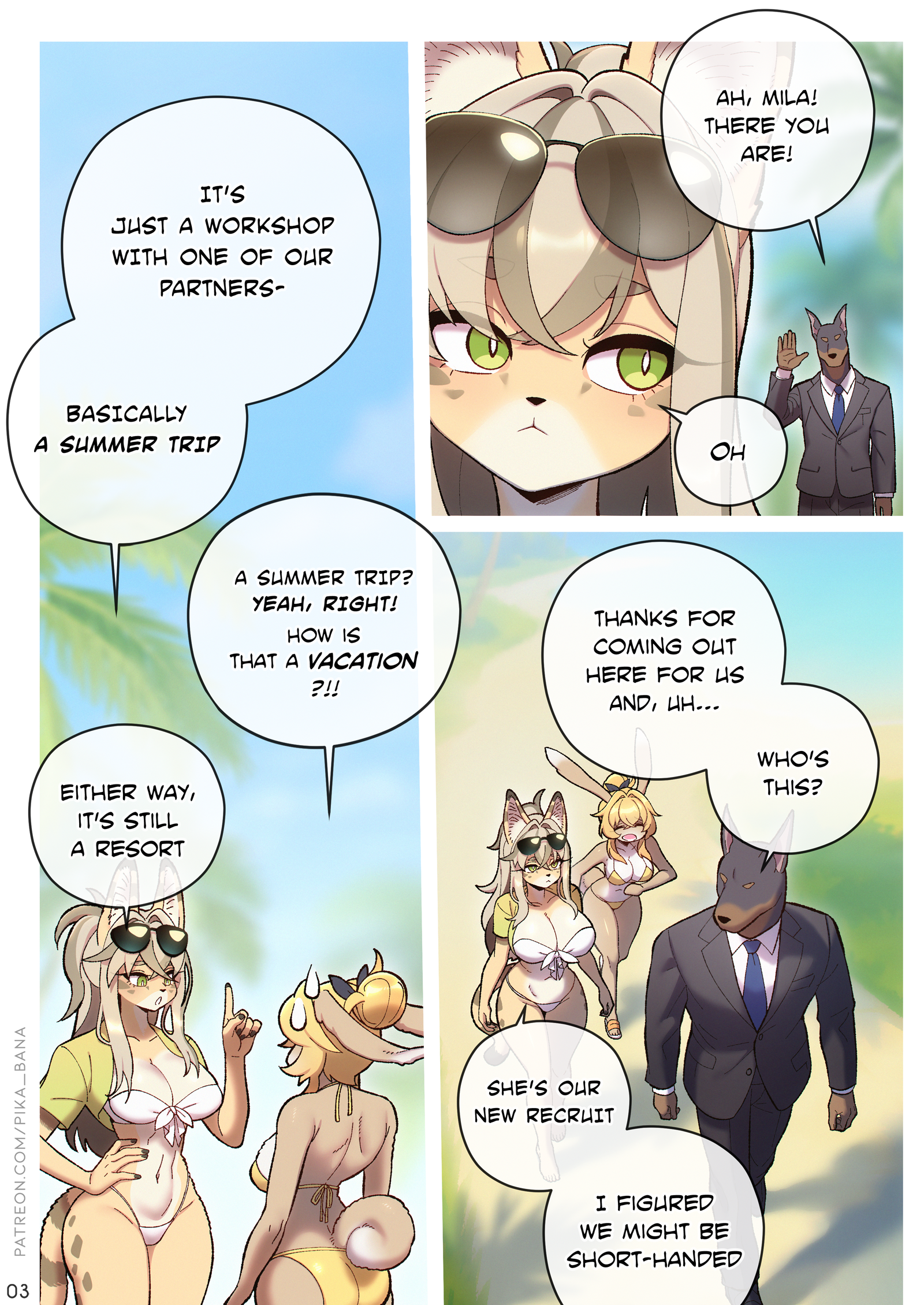 Summer Workcation porn comic picture 3