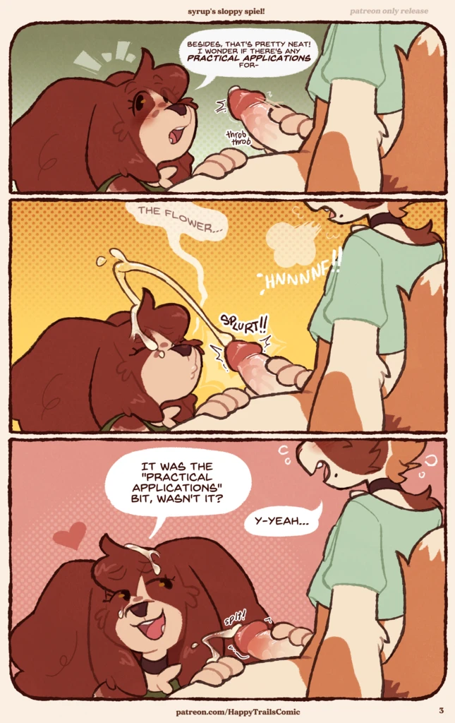 Syrup's Sloppy Spiel! porn comic picture 3