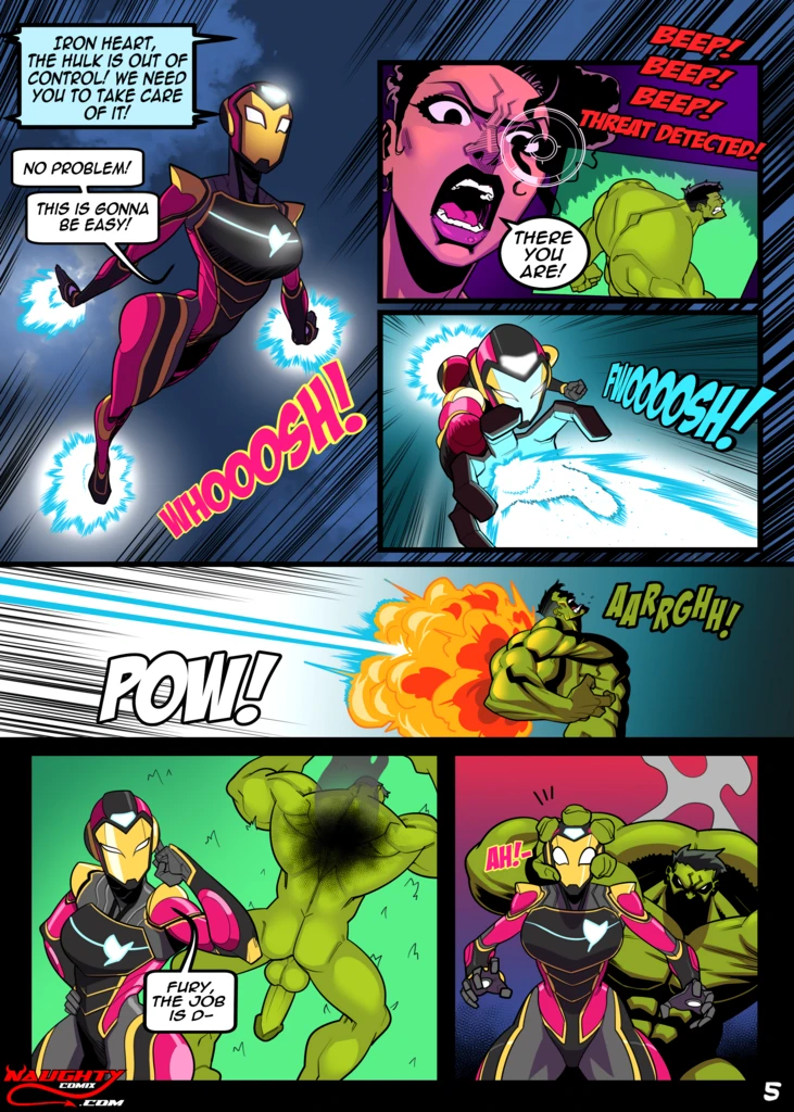 The Insatiable Hulk porn comic picture 5